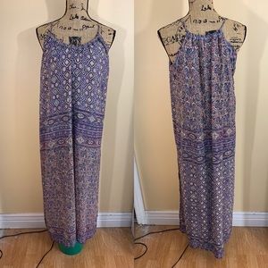 Anthropologie Midi Halter Dress